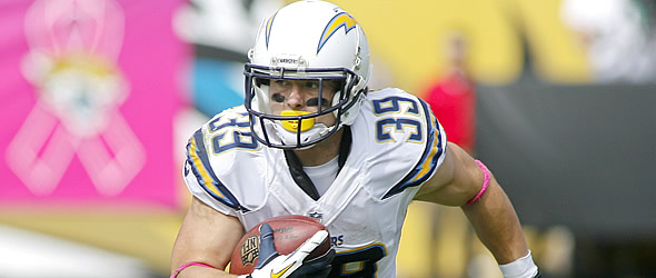 RB Danny Woodhead having strong start