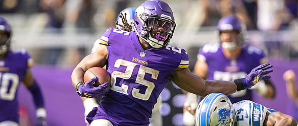 Vikings RB Alexander Mattison participates in walkthrough after